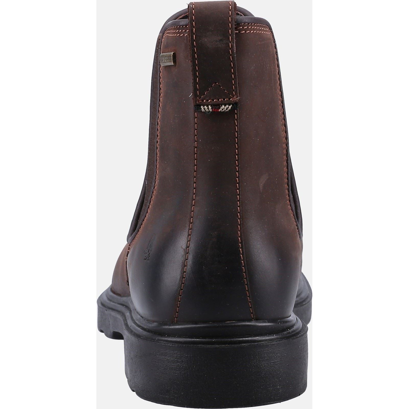 Hush Puppies Preston Chelsea Braune Herrenstiefel Aus Leder