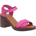 Hush Puppies Georgia Damen Sandalen Aus Rosa Leder