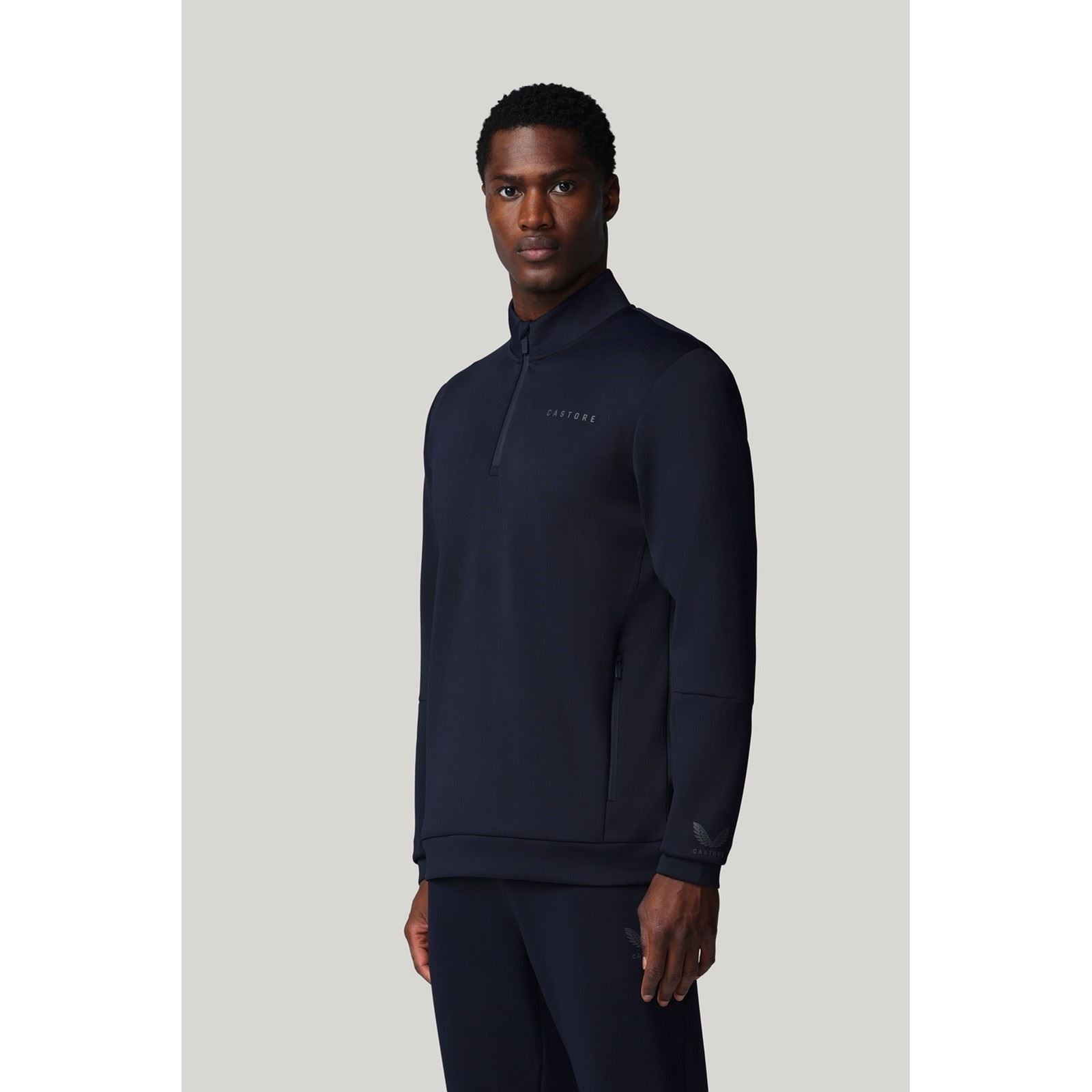 Castore Flex 1/4 Zip Herren Blaues Sweatshirt