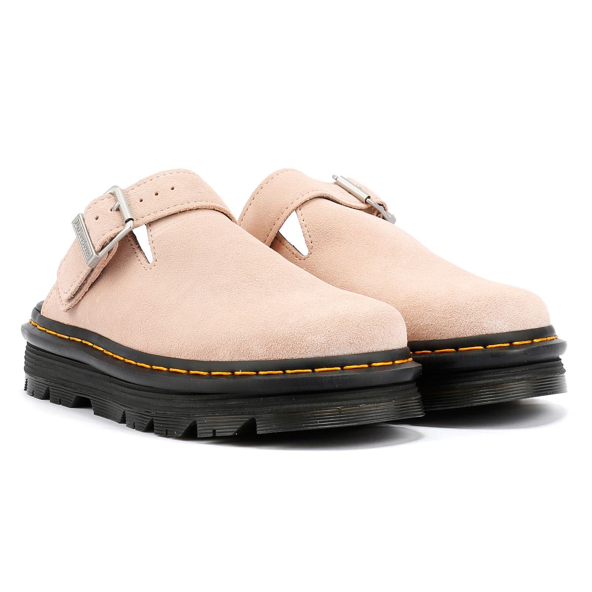 Dr. Martens Zebzag EH Damen Sandaletten Aus Rosa Wildleder