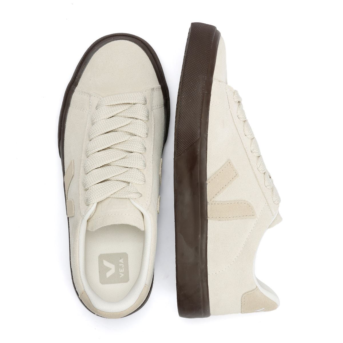 Veja Campo Bold Wildleder Damen Sneaker In Beige