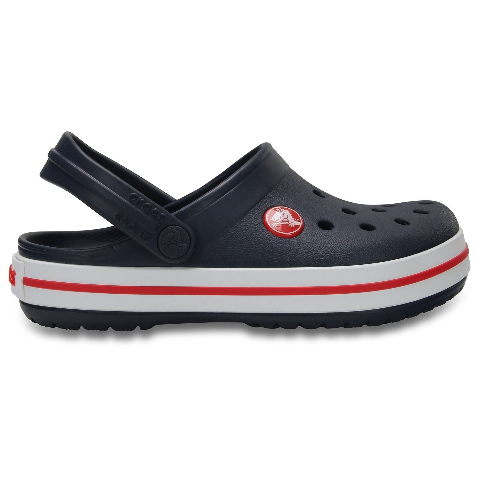 Crocs Crocband Thermoplastische Marineblau / Rote Slipper