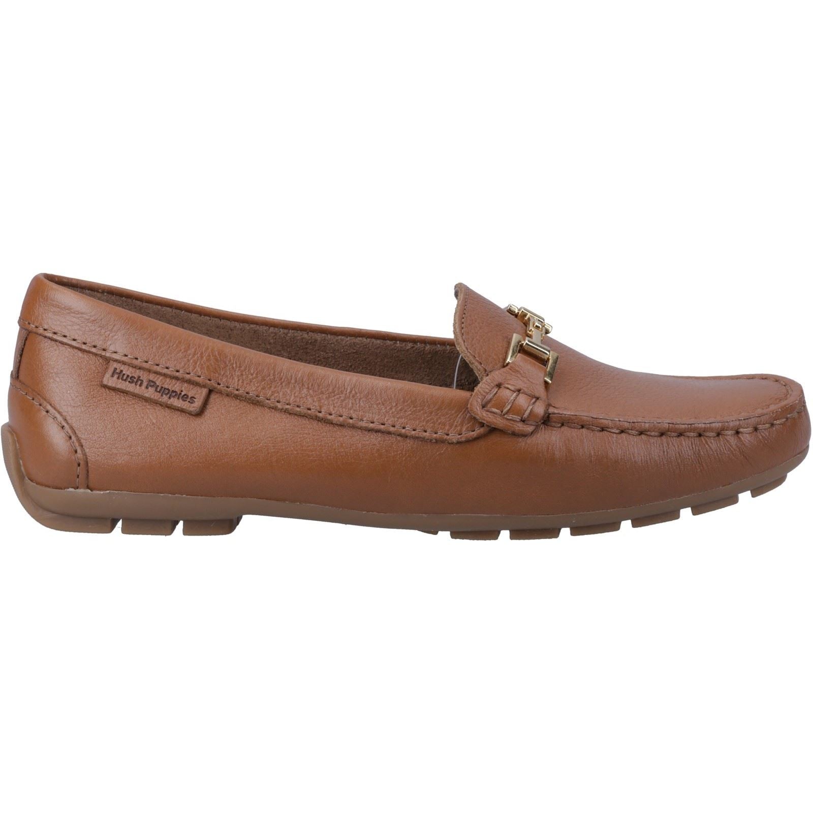 Hush Puppies Eleanor Leder Damen Tan Loafers