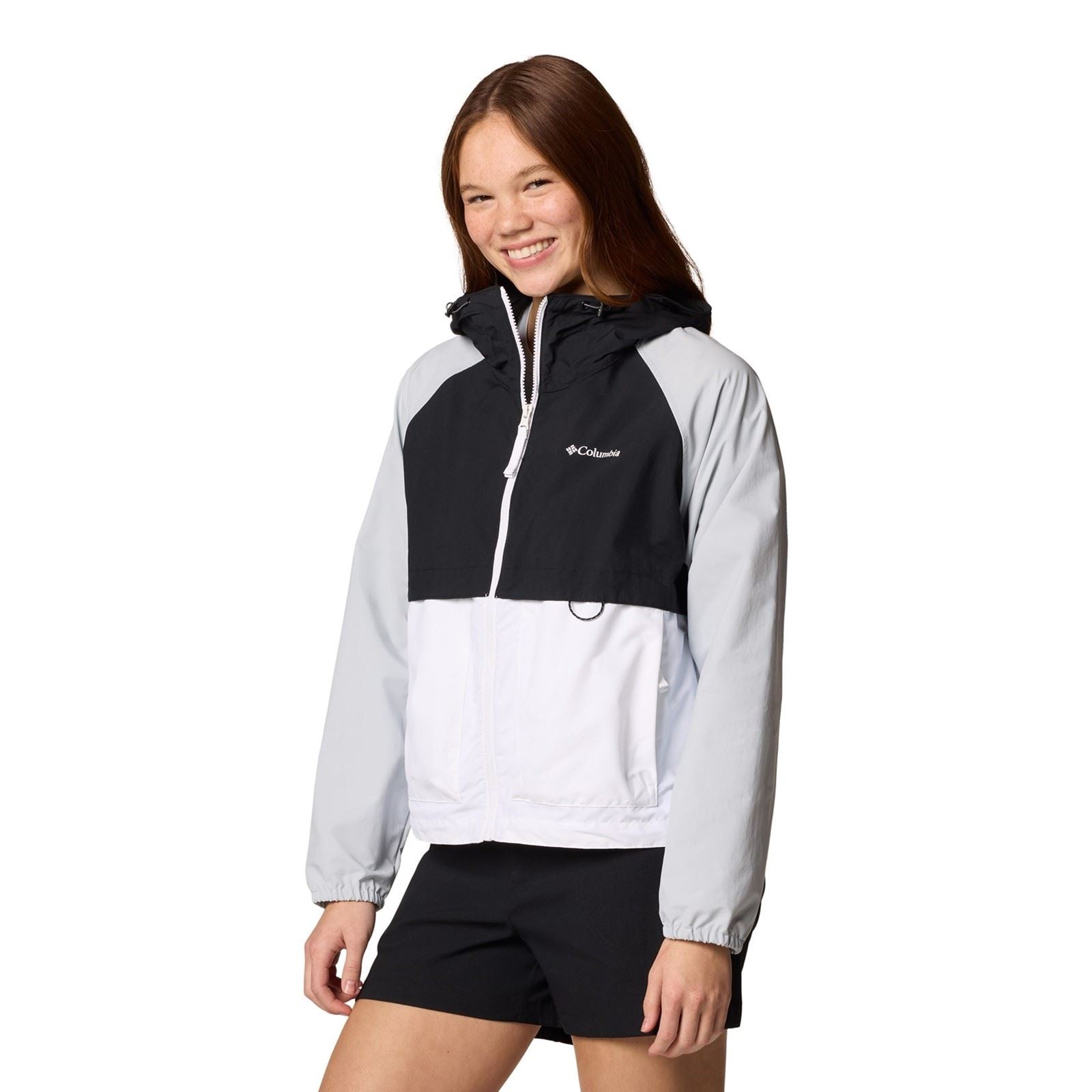 Columbia Spire Valley Damen Weiße Windbreaker-Jacken