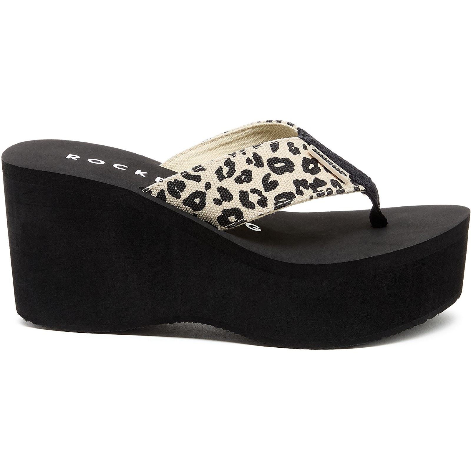 Rocket Dog Crush Leon Damen Natürliche Sandalen Aus Baumwolle