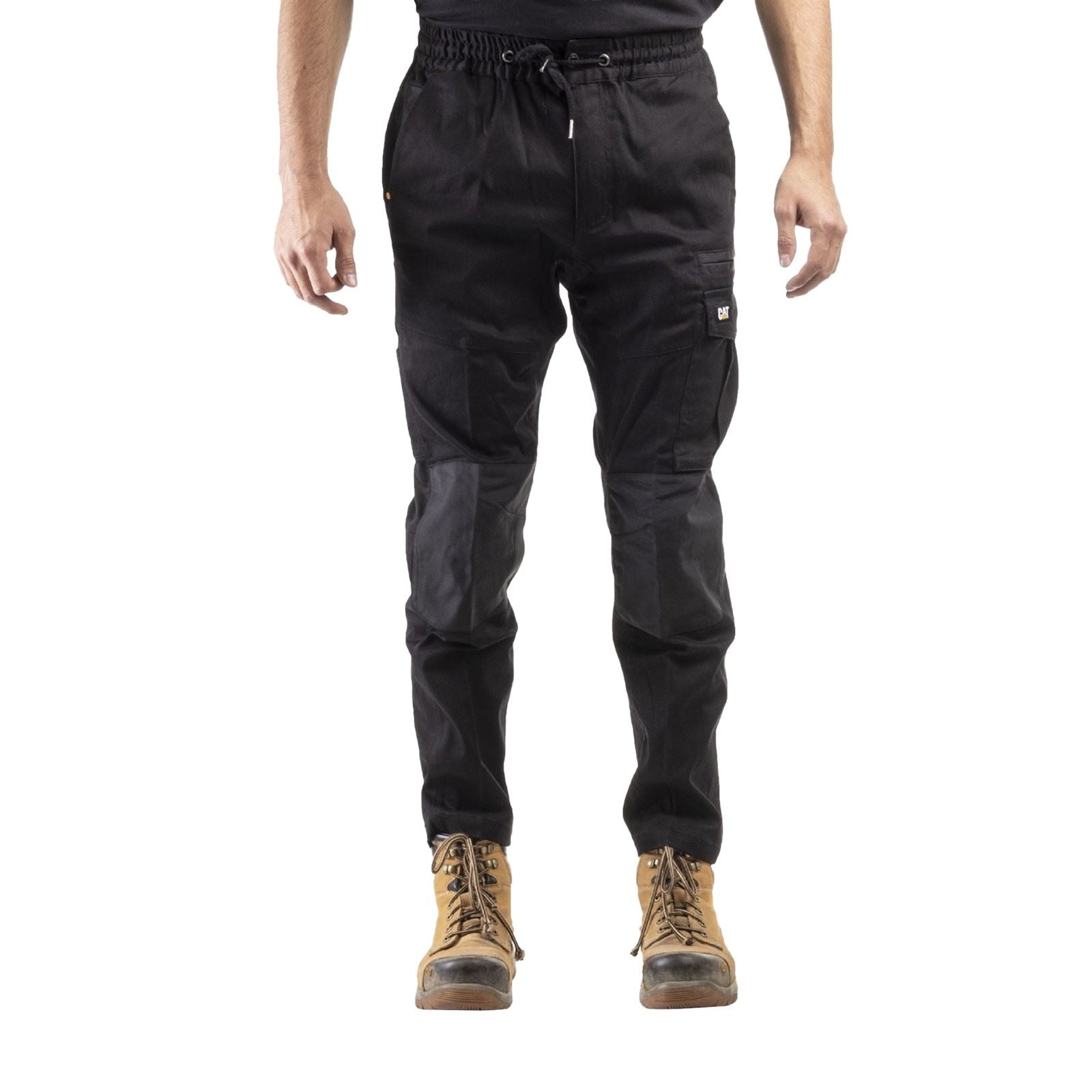 Caterpillar Dynamic Baumwoll Herren Schwarze Farbe Outdoor Hosen