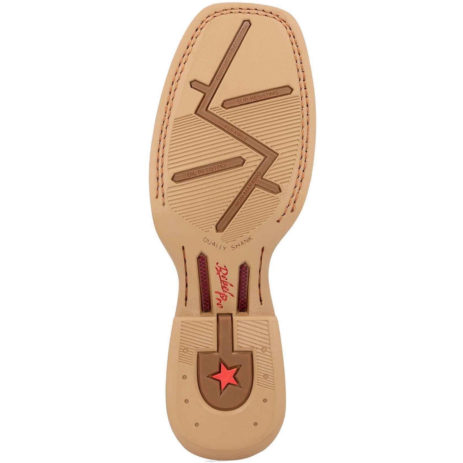 Durango Rebel Pro Herren Stiefel Aus Abgetragenem Braunem/Chili Pepper Leder