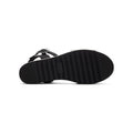 TOMS Diana Leder Damen Schwarze Keilsandalen