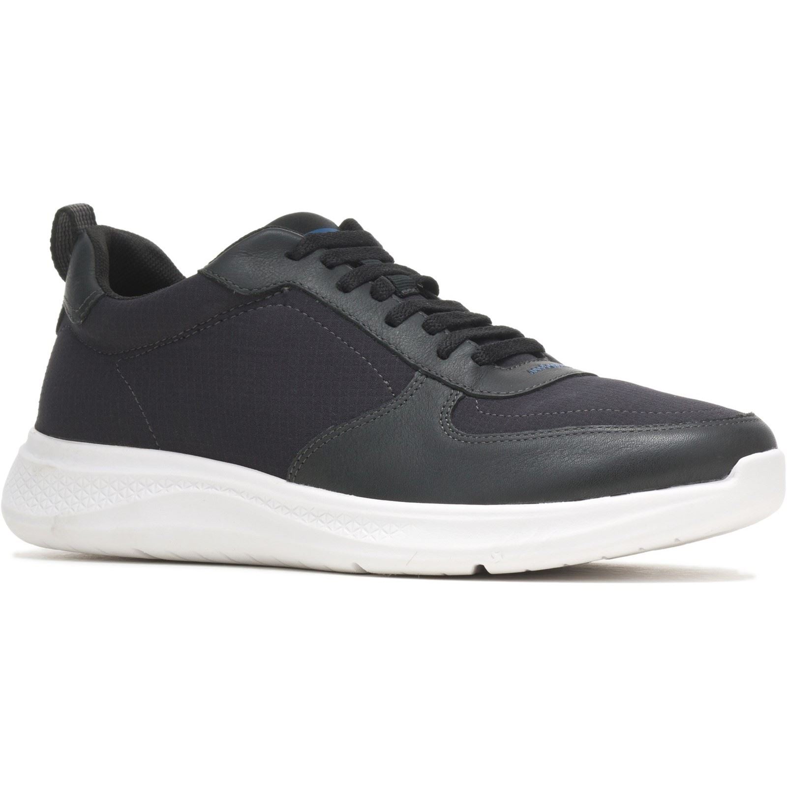 Hush Puppies Elevate Schwarze Farbe Ledersneaker Für Herren