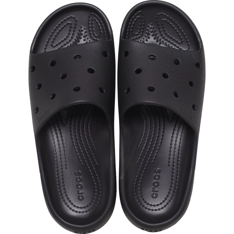 Crocs Classic Slide Thermoplastische Schwarze Schieber