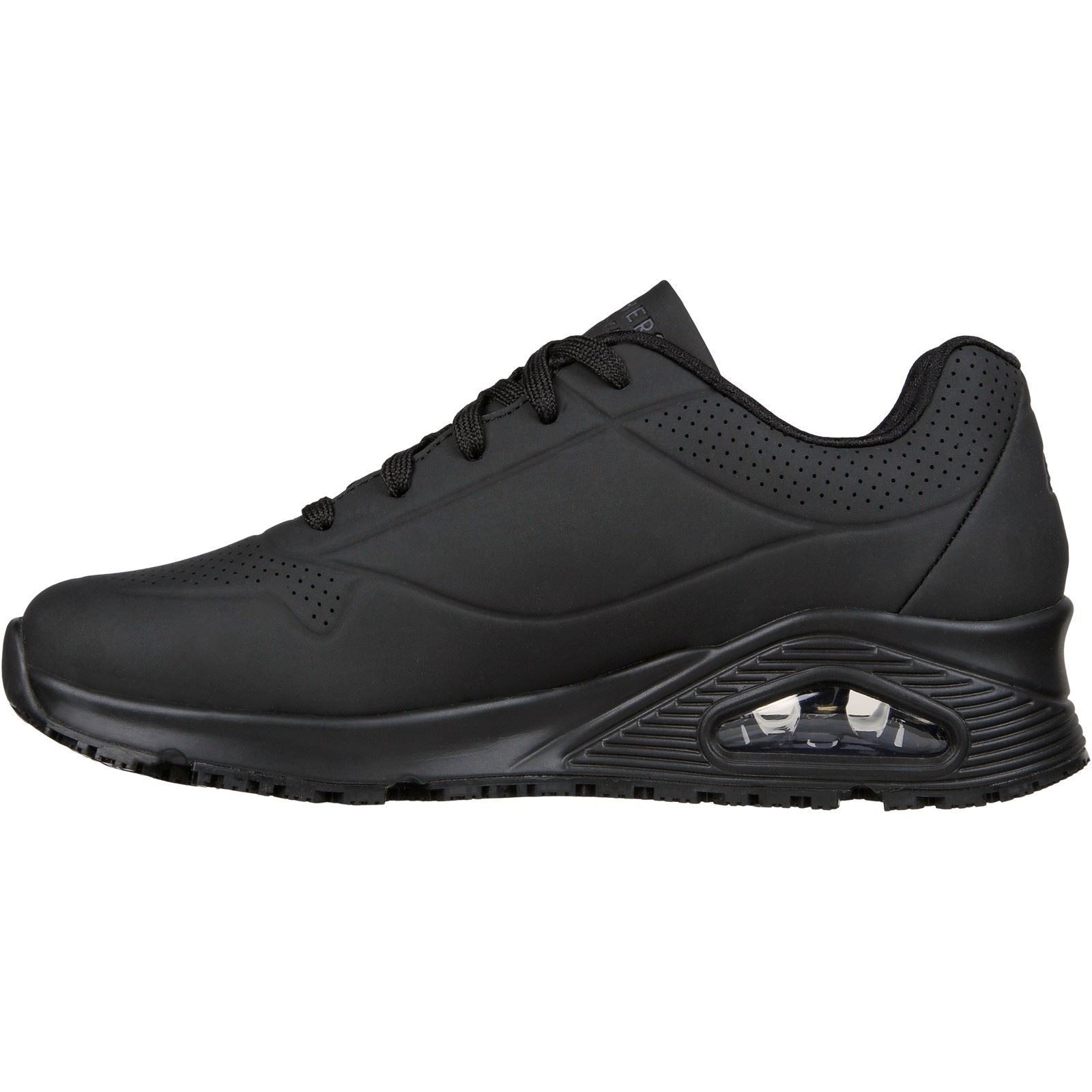 Skechers Workwear Work Relaxed Fit: Uno SR Frauen Schwarz Sicherheits-Sneaker
