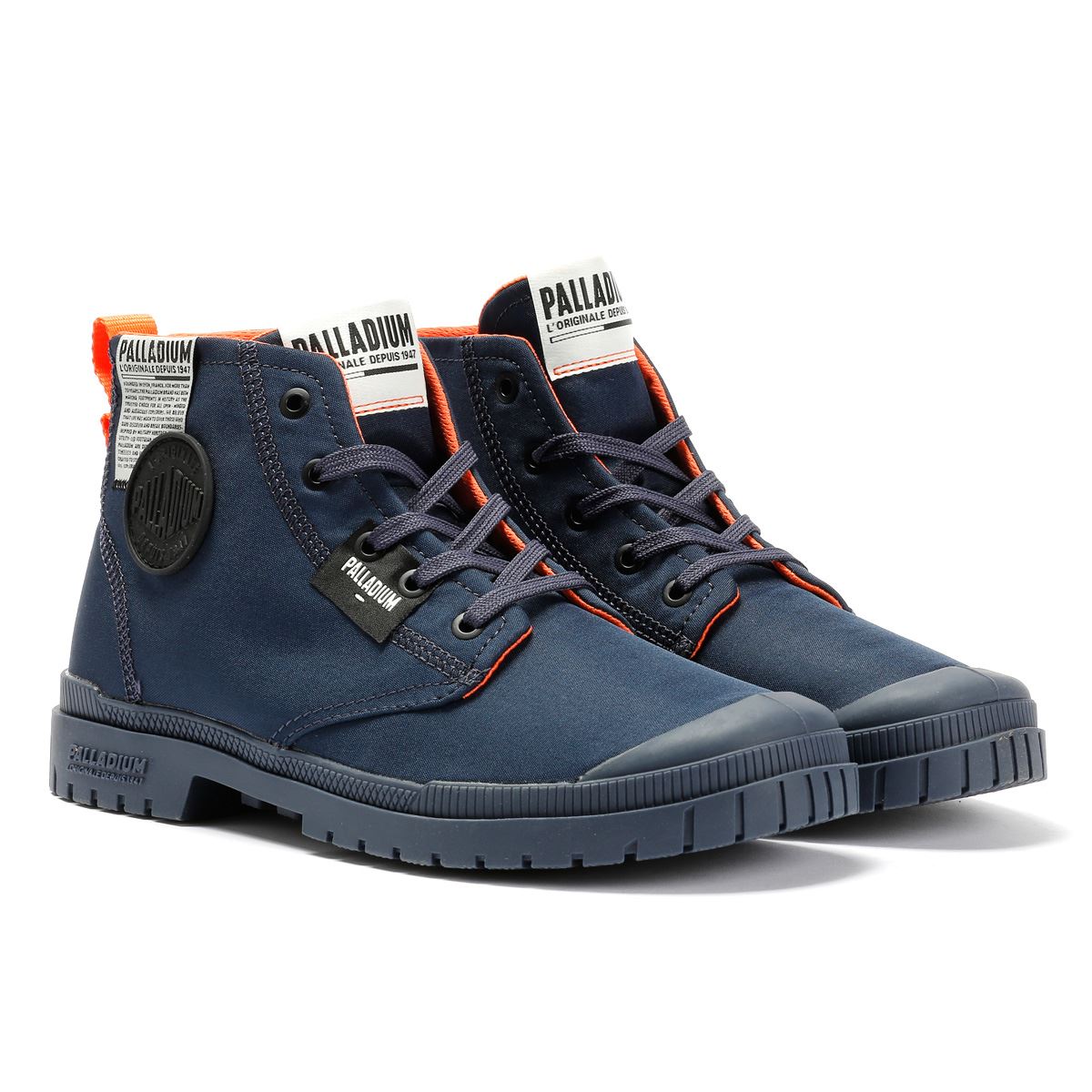 Mephisto Pampa SP20 Overlab Baumwoll Herren Blaue Stiefel