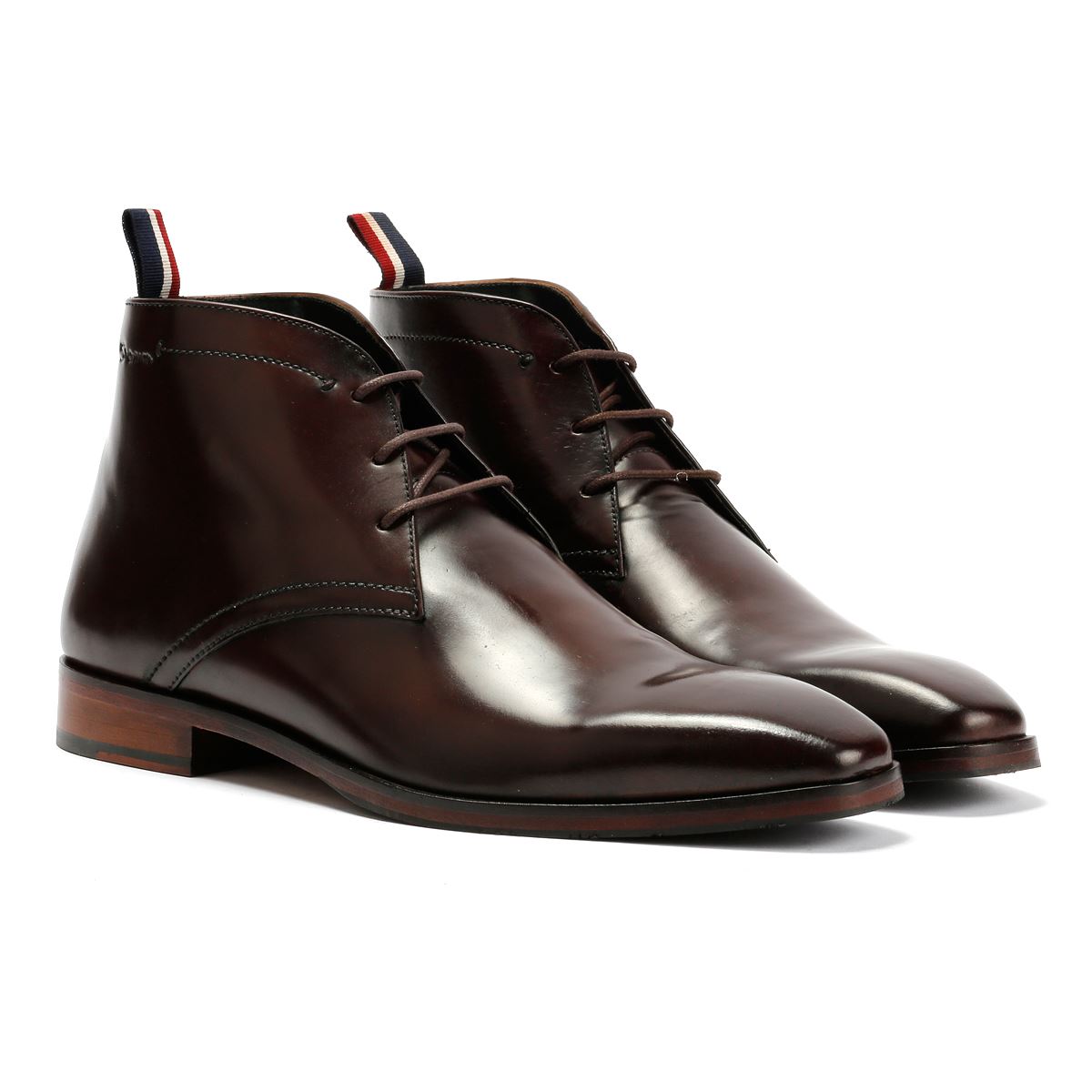 Ben Sherman London Leder Herren Braune Stiefel