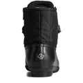 Sperry Saltwater SeaCycled RPET Synthetik Schwarze Farbe Gummistiefel