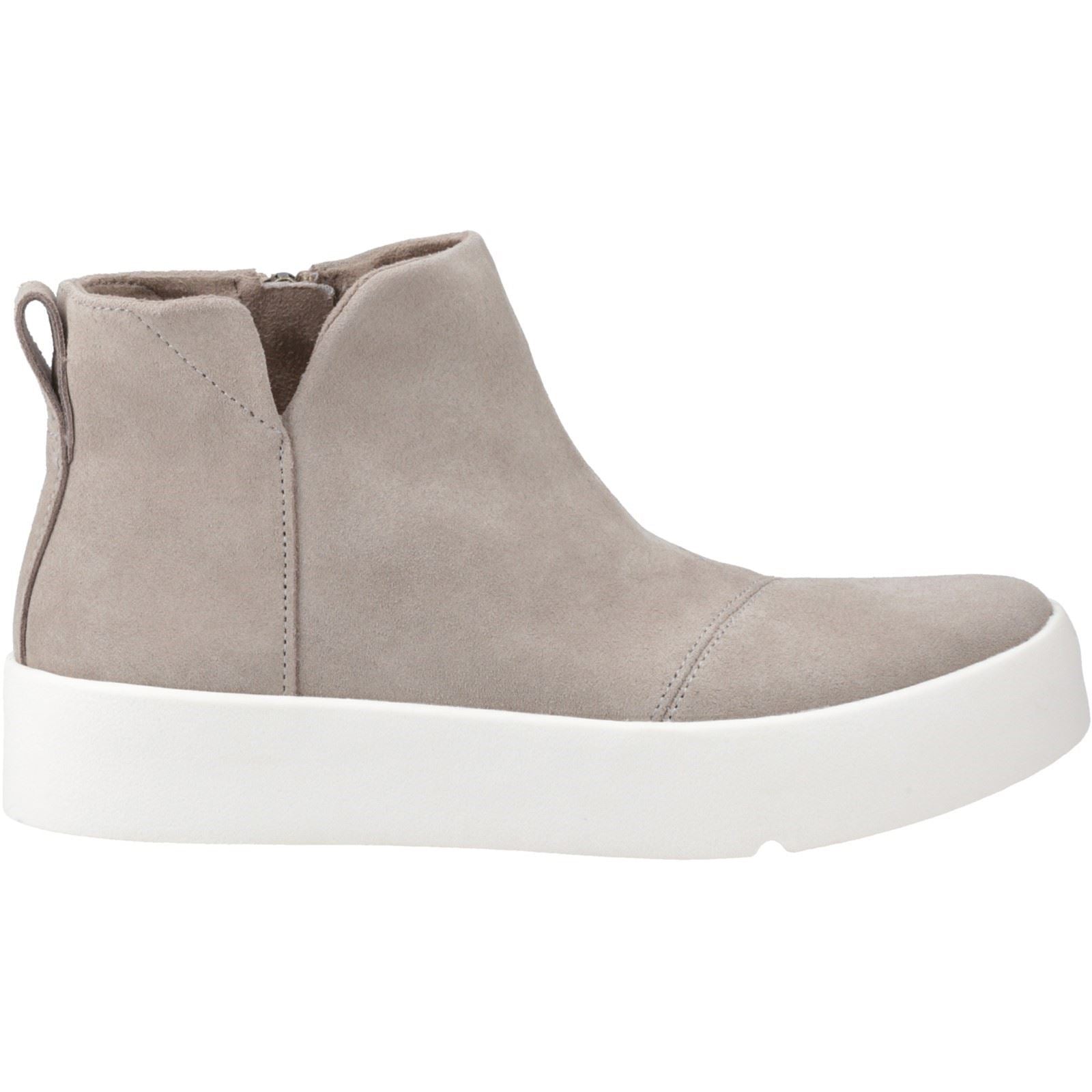 TOMS Verona Mid Leder Damen Taupe Stiefel
