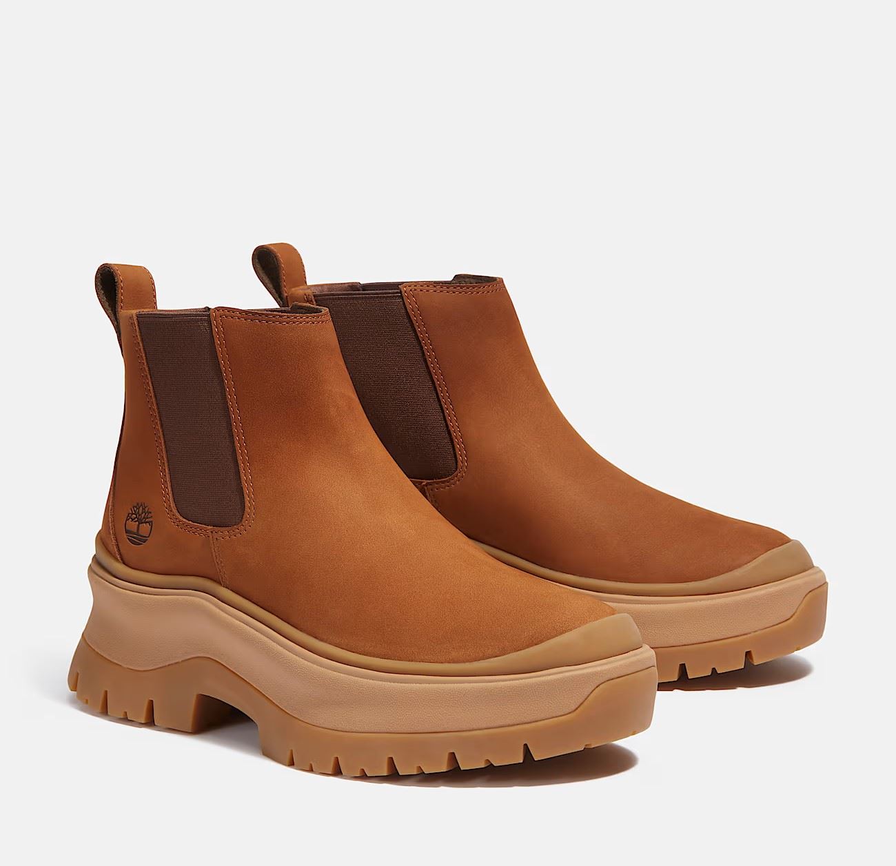 Timberland Roxie Lane Chelsea Damenstiefel Aus Braunem Leder