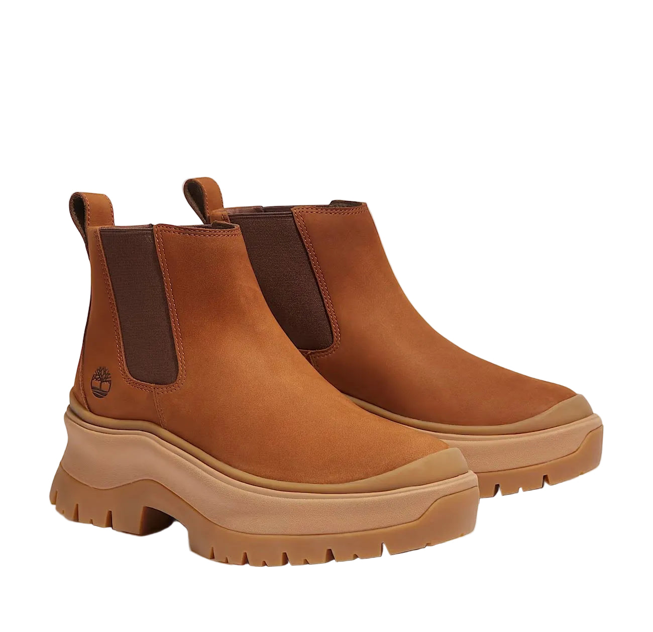 Timberland Roxie Lane Chelsea Damenstiefel Aus Braunem Leder