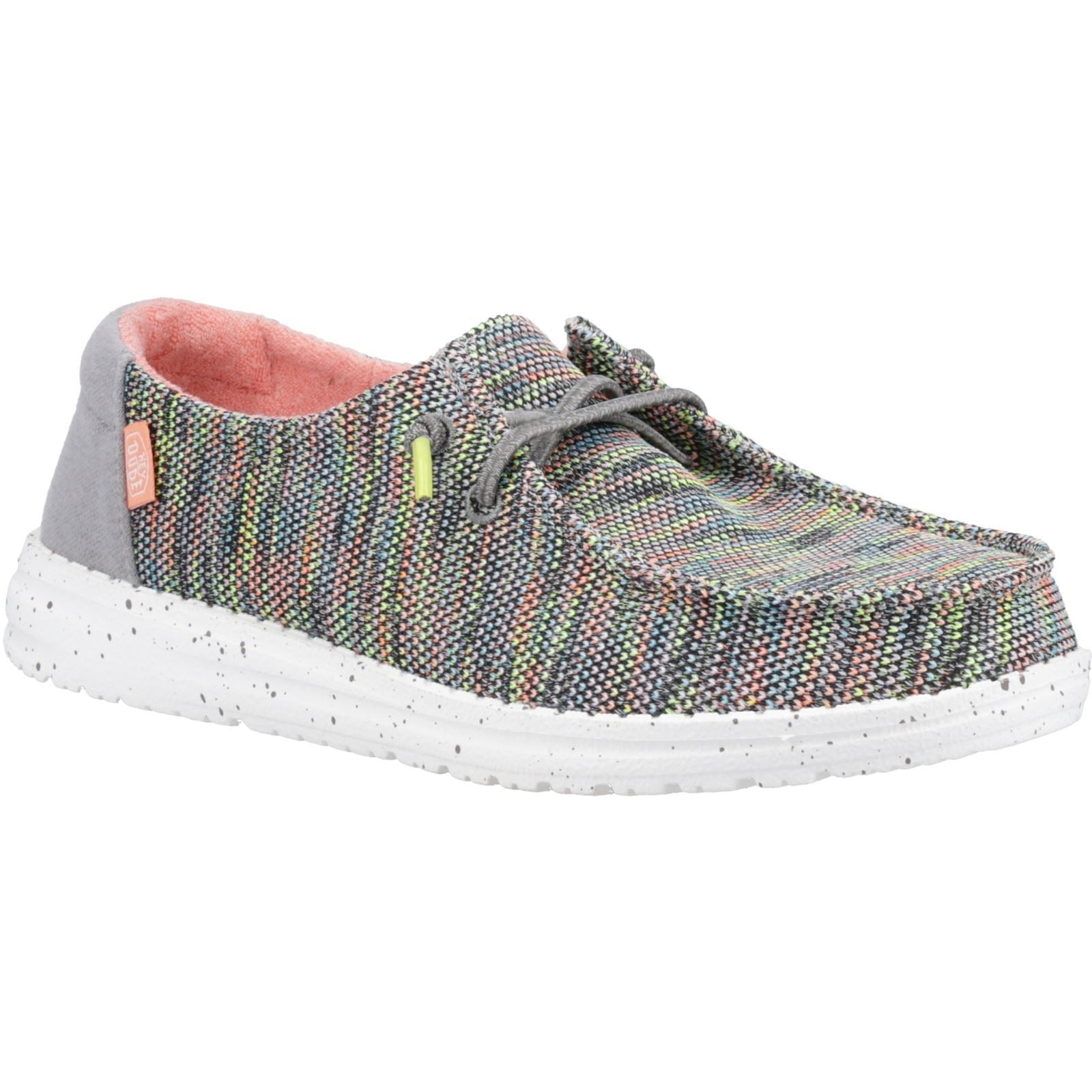HEYDUDE Wendy Sox Damen Pfau Rosa Loafers
