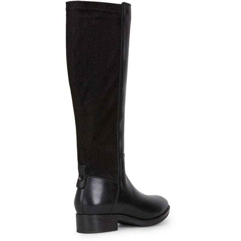Geox D Felicity Damen Schwarze Stiefel