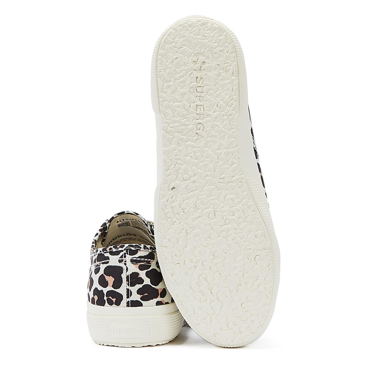 Superga 275 Damen-Sneaker In Beige Mit Hellem Leopardenmuster