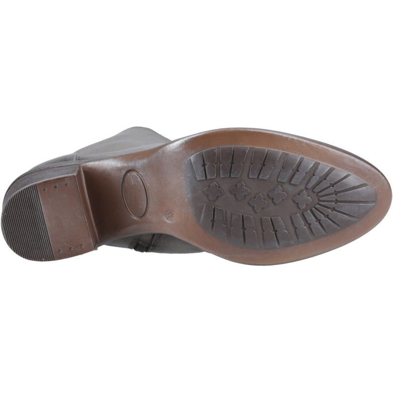 Hush Puppies Winona Damen Stiefel aus Leder in Zinnfarben