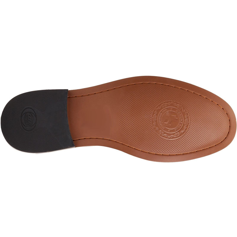 Base London Garfield Herren Mokassins Aus Gebranntem Tan-Leder