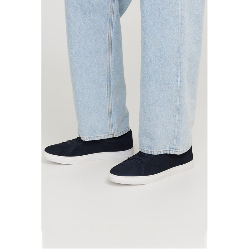 Jack & Jones Galaxy Suede Herren Sneaker Aus Marineblauem Wildleder