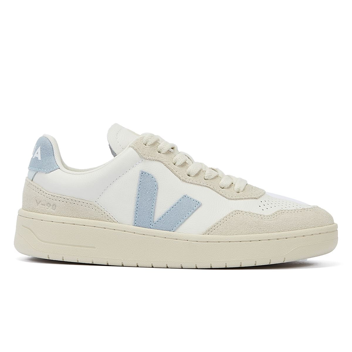 Veja V-90 Damen Extra Weiß/Stahl Sneakers