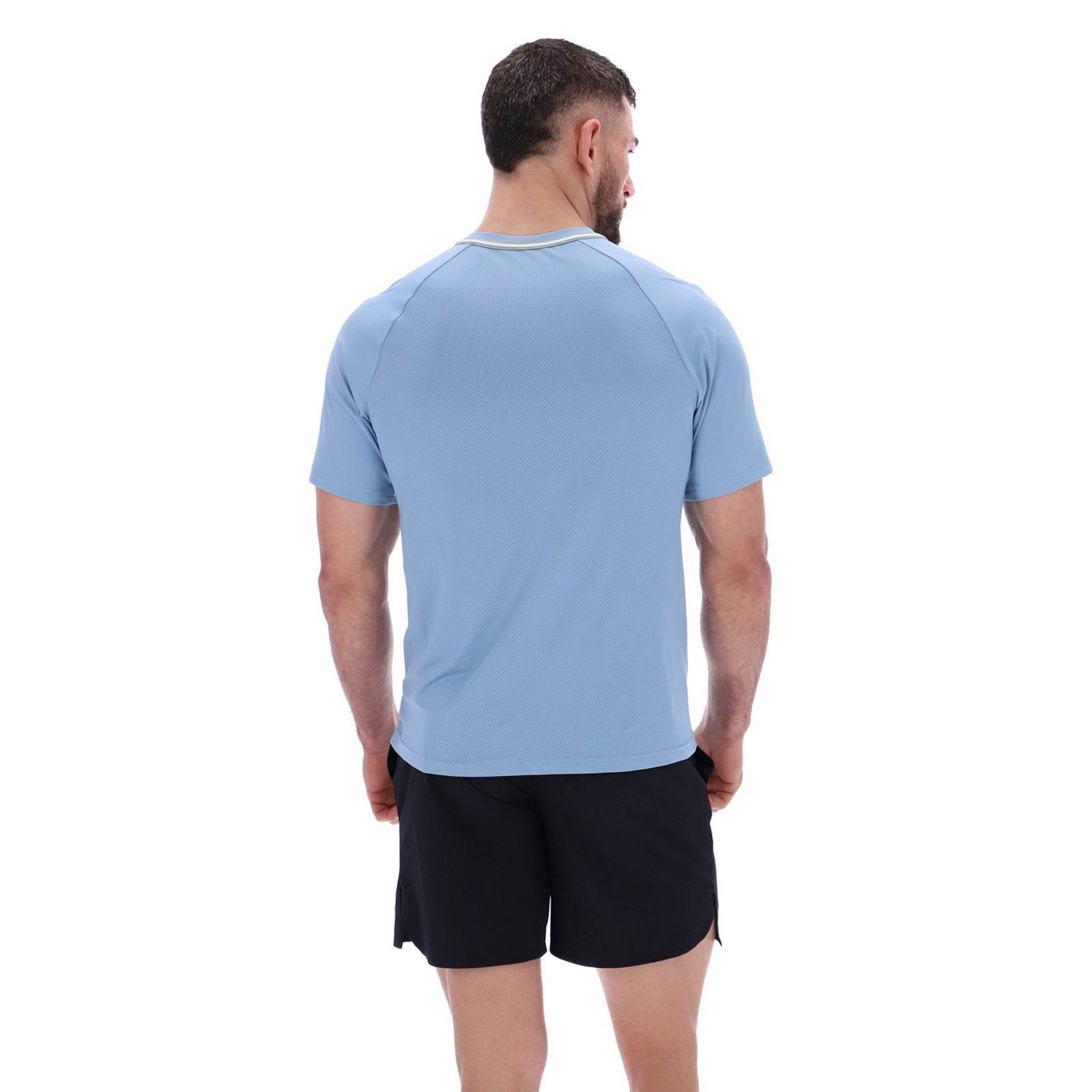 Ted Baker HARRISON TBMTA251 Polyester Herren Blaue Sport-T-Shirts