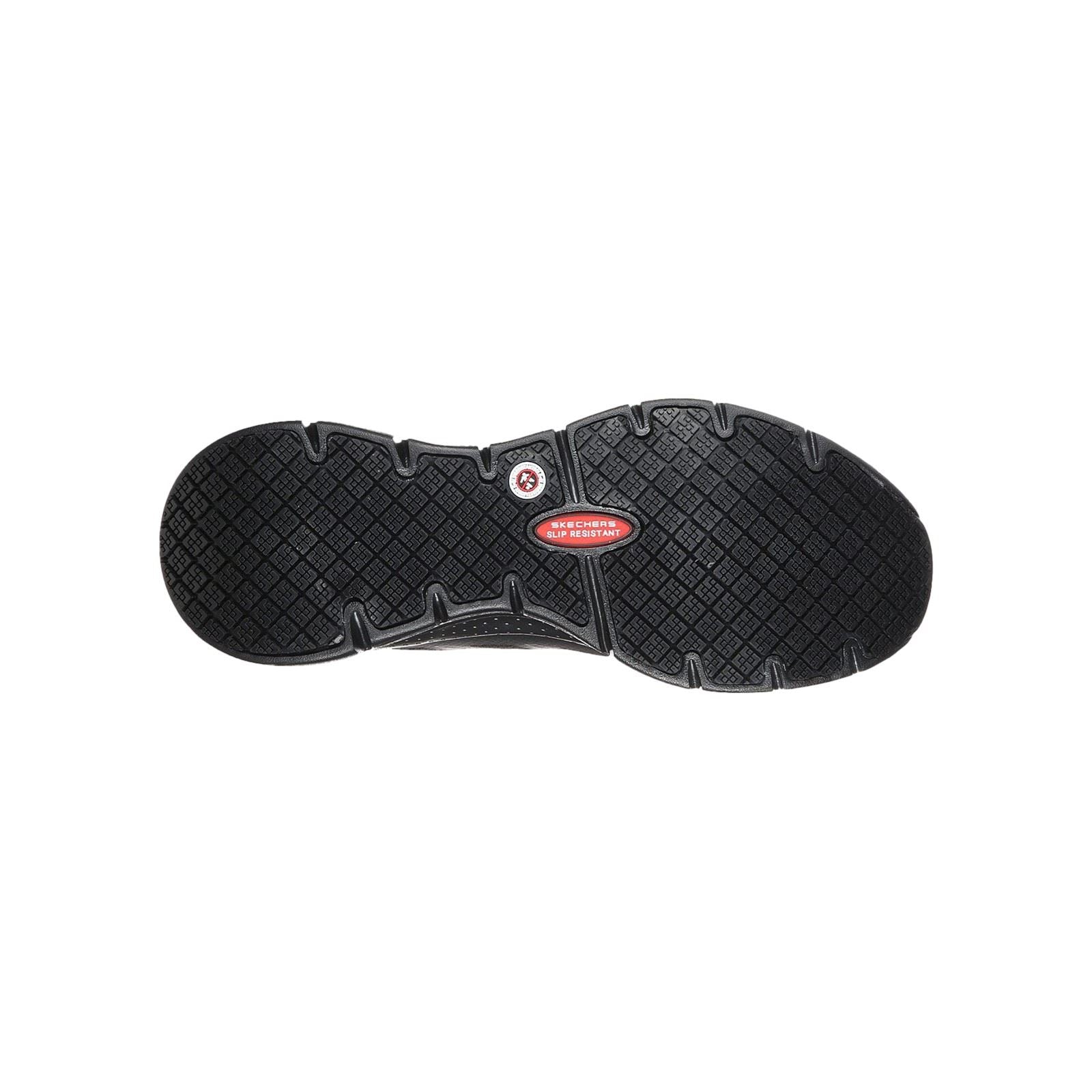 Skechers Workwear Arch Fit SR Axtell Polyester Herren Schwarze Sicherheitssneaker
