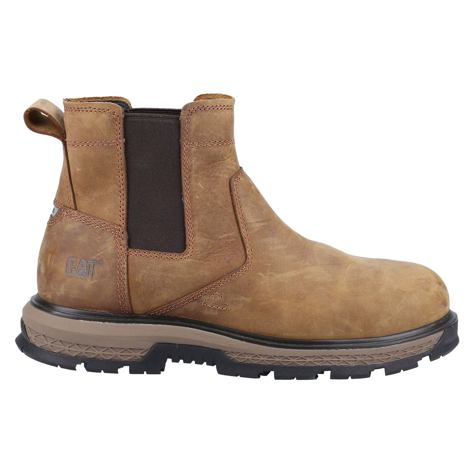 Caterpillar Exposition Chelsea Leder Sicherheitsstiefel
