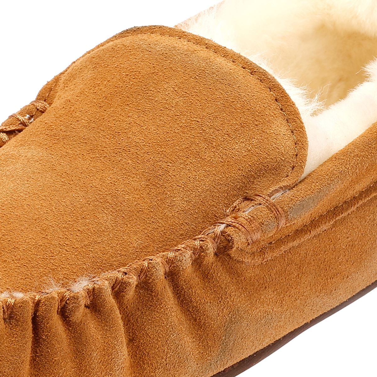 Osprey London The Sunday Wildleder Herren Braune Hausschuhe