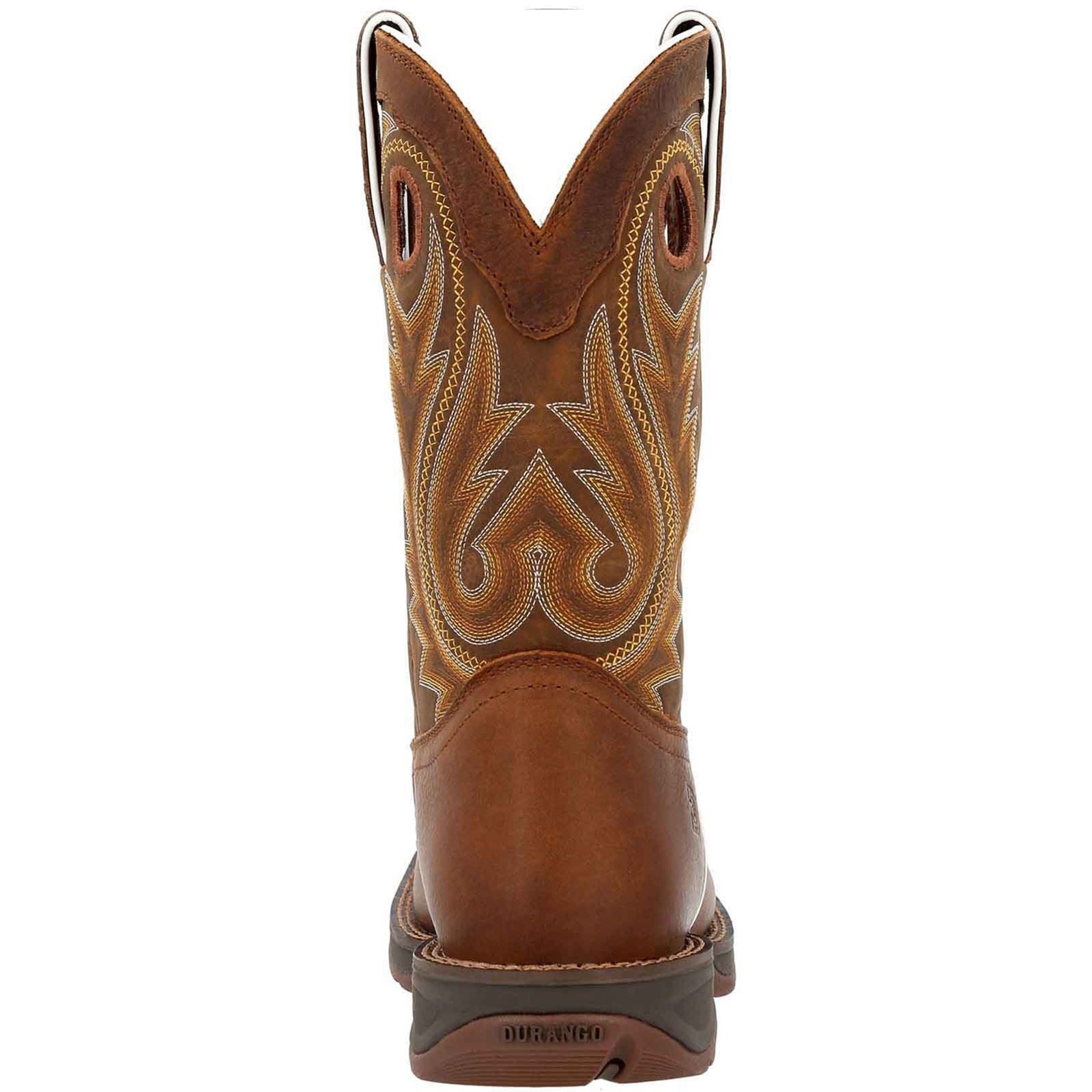 Durango Rebel Herrenstiefel Aus Braunem Sattelleder