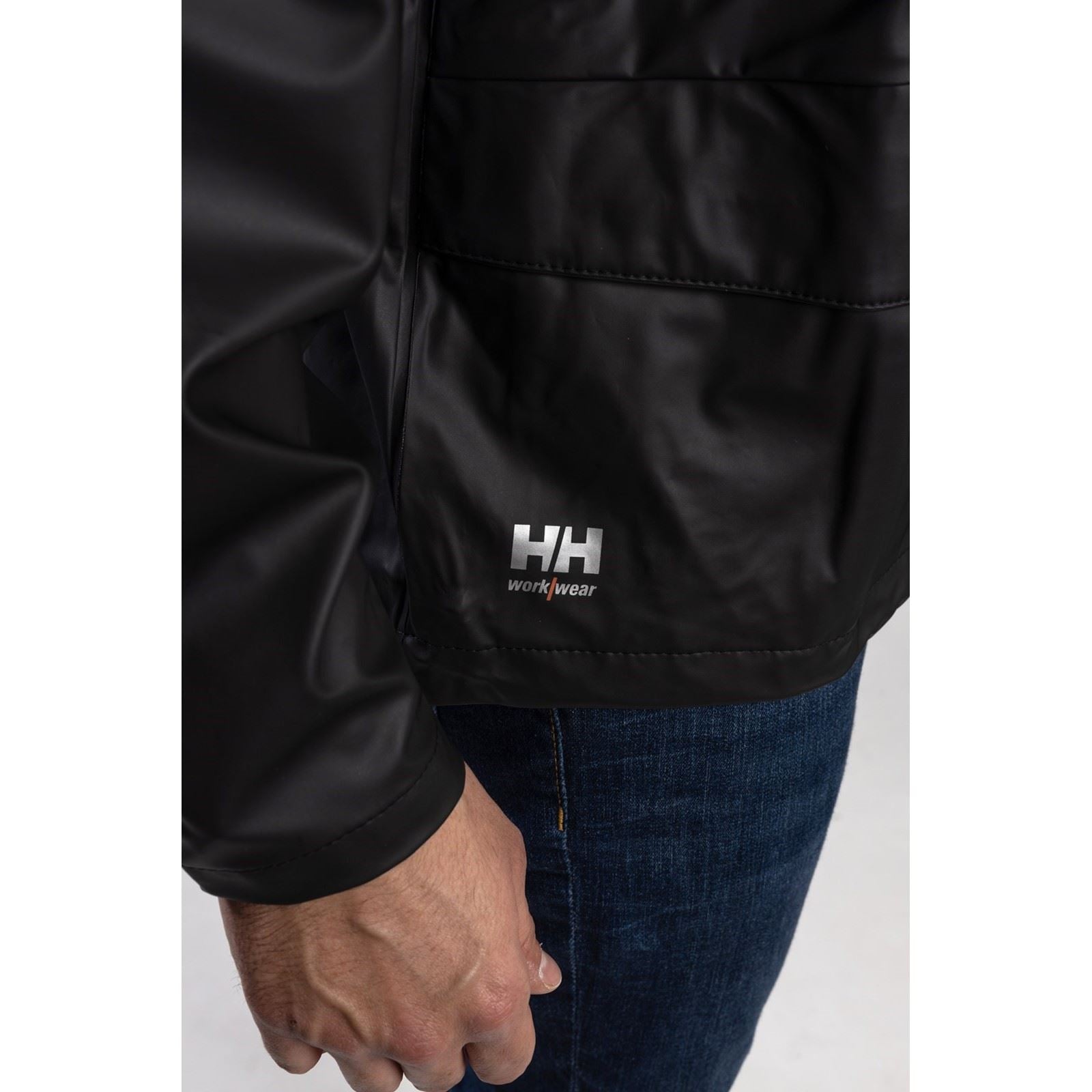 Helly Hansen Workwear Voss Unisex Erwachsene Schwarze Regenjacke
