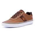 Ralph Lauren Hanford III Leder Herren Braune Turnschuhe