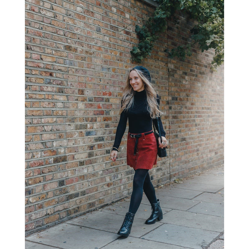 Hush Puppies Harriet Damenlederstiefel In Schwarz