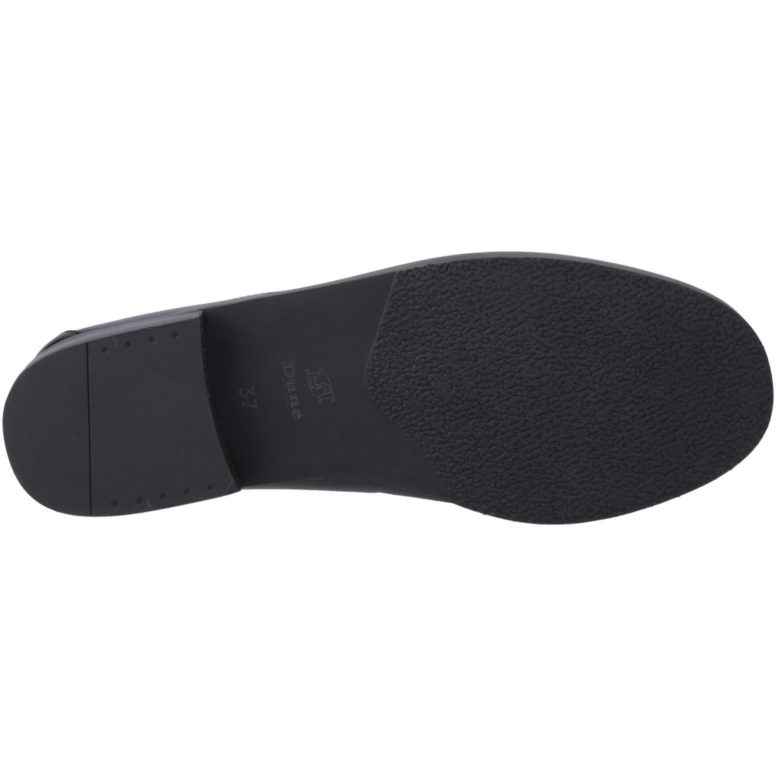 Dune Ginni Leder Damenschuhe Schwarz