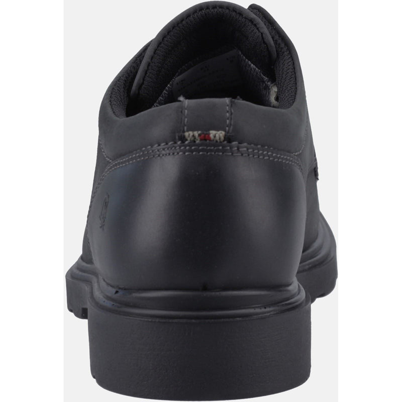 Hush Puppies Pearce Schwarze Farbe Herren-Schnürschuhe Aus Leder