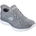 Skechers Summits Dazzling Haze Textile Damen Sneaker In Grau/Multi