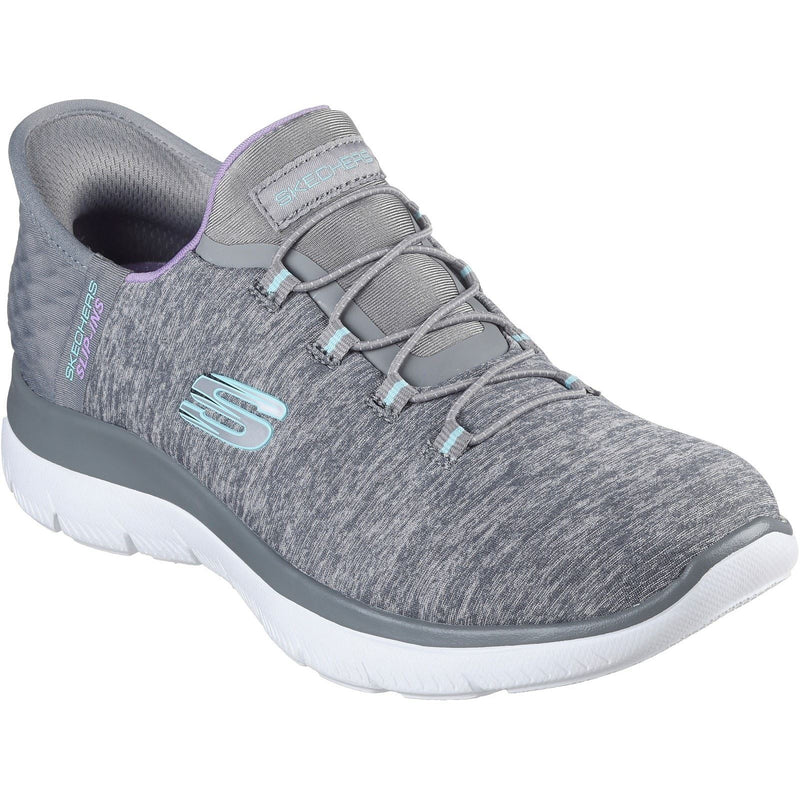 Skechers Summits Dazzling Haze Textile Damen Sneaker In Grau/Multi