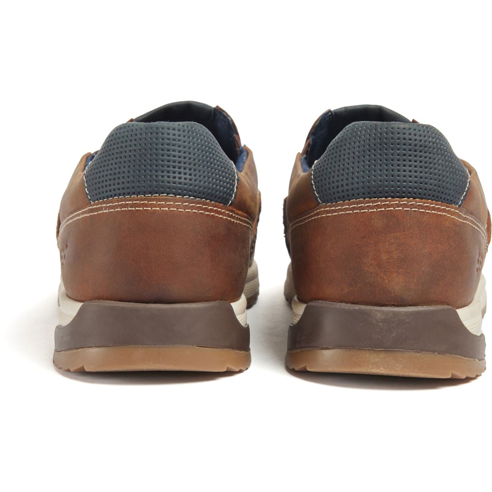 Pod Sean Herren Bootsschuhe Aus Leder In Beige