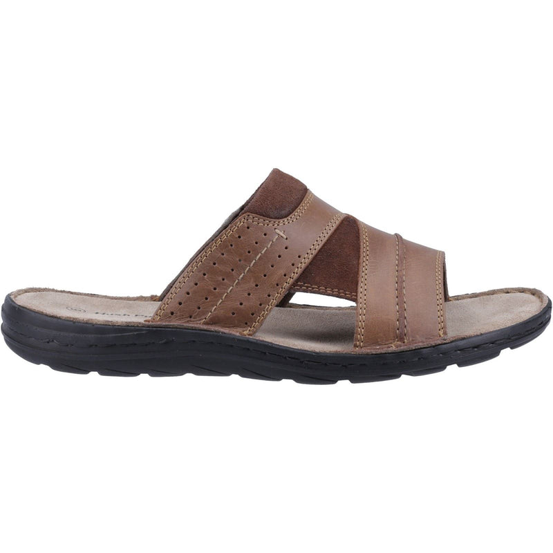 Hush Puppies Archer Herren Sandalen Aus Braunem Leder