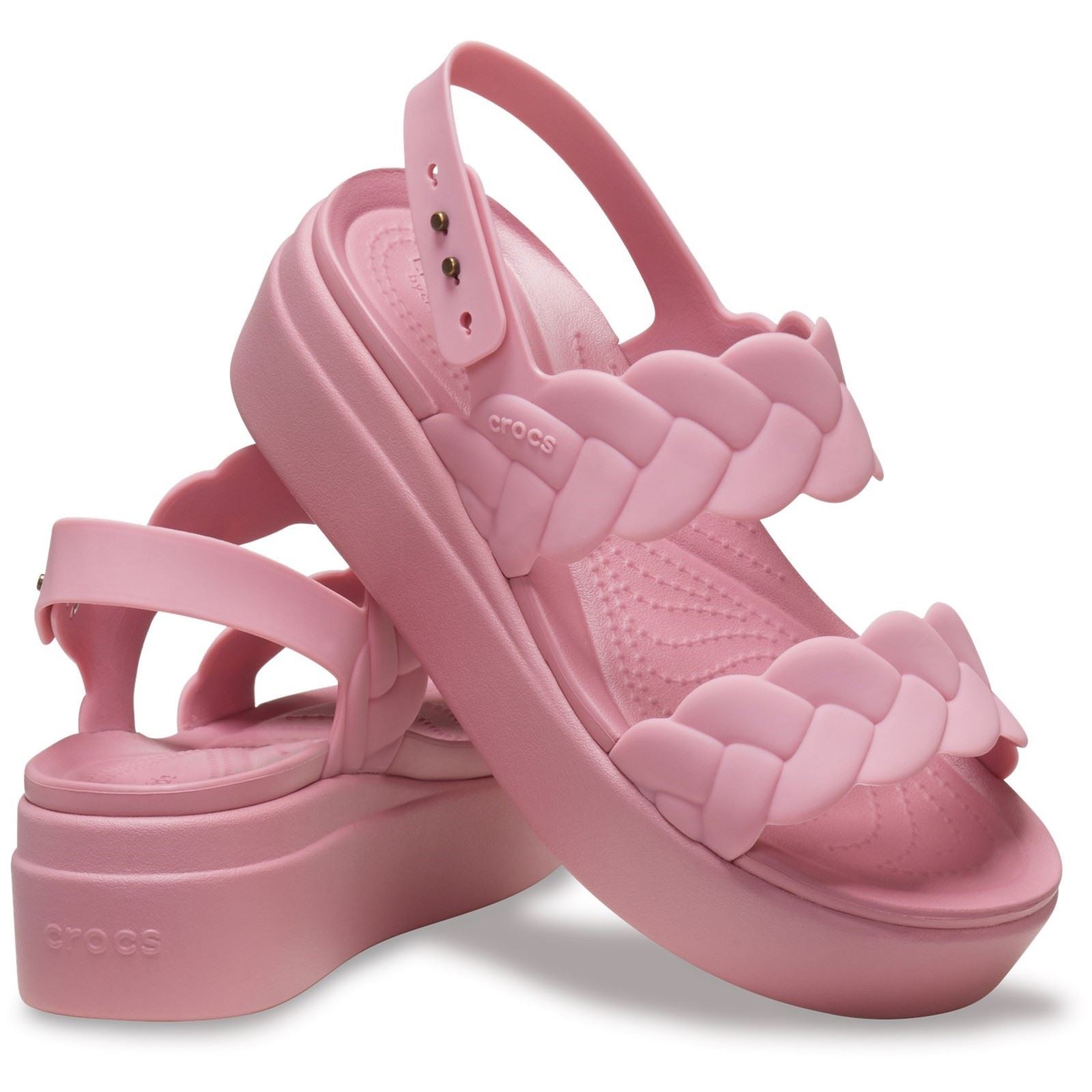 Crocs Brooklyn Woven Thermoplastische Damen Rosetten Sandalen