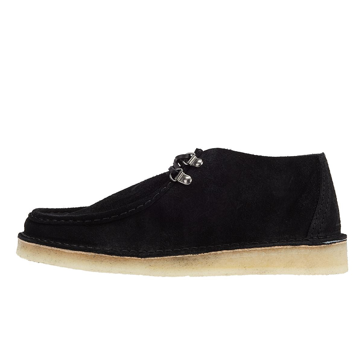 Clarks Originals Wüsten-Nomade-Wildleder-Herrenstiefel In Schwarz