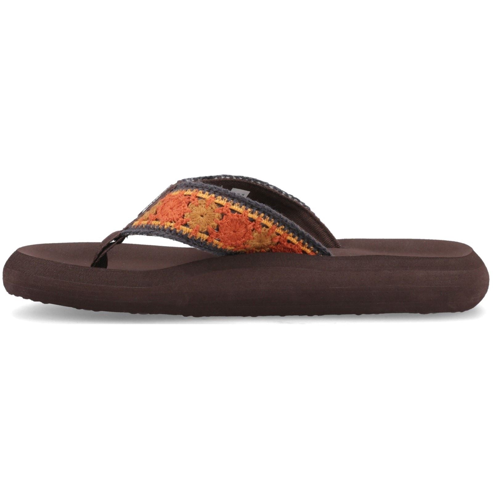 Rocket Dog Spotlight Marlow Textil Damen Braun/Multi Flip-Flops