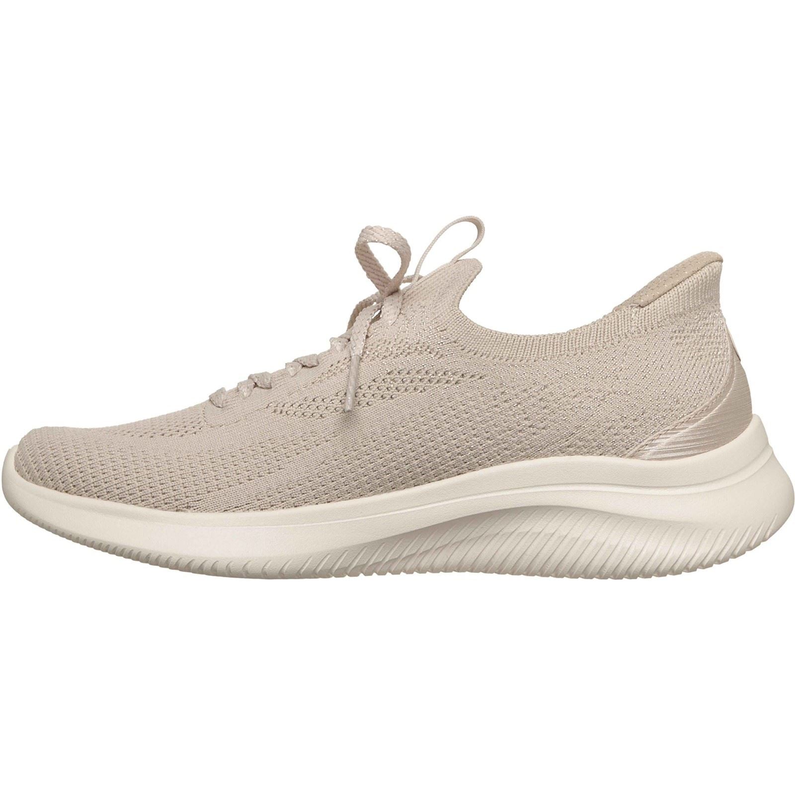Skechers Ultra Flex 4.0 Textil Damen Natursneaker