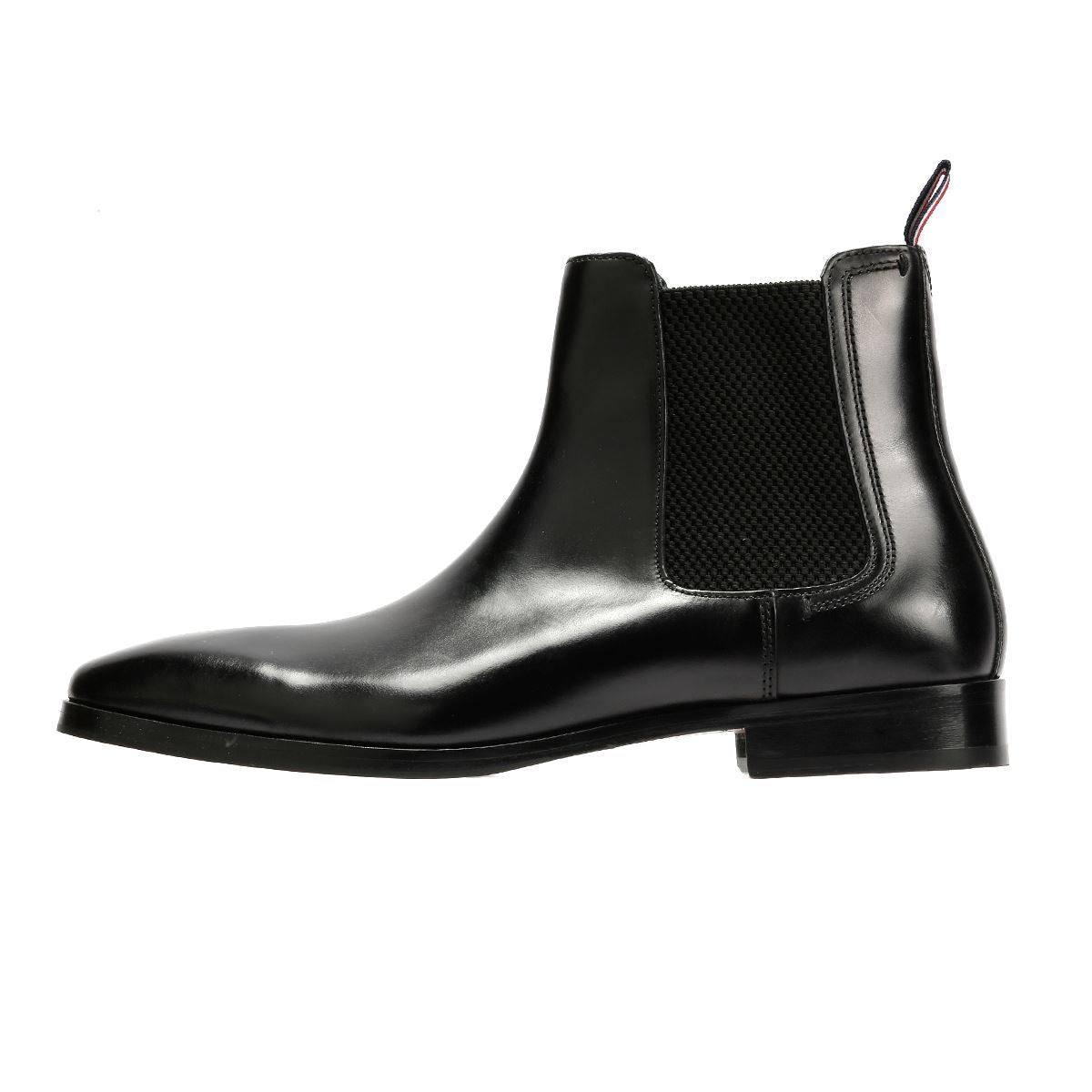 Ben Sherman Kendrick Leder Herren Schwarze Stiefel
