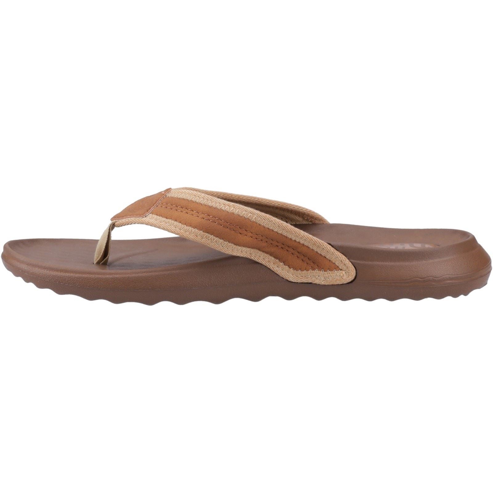 HEYDUDE Myers Polyurethan Herren Löwe Orange/Downtown Braun Flip-Flops