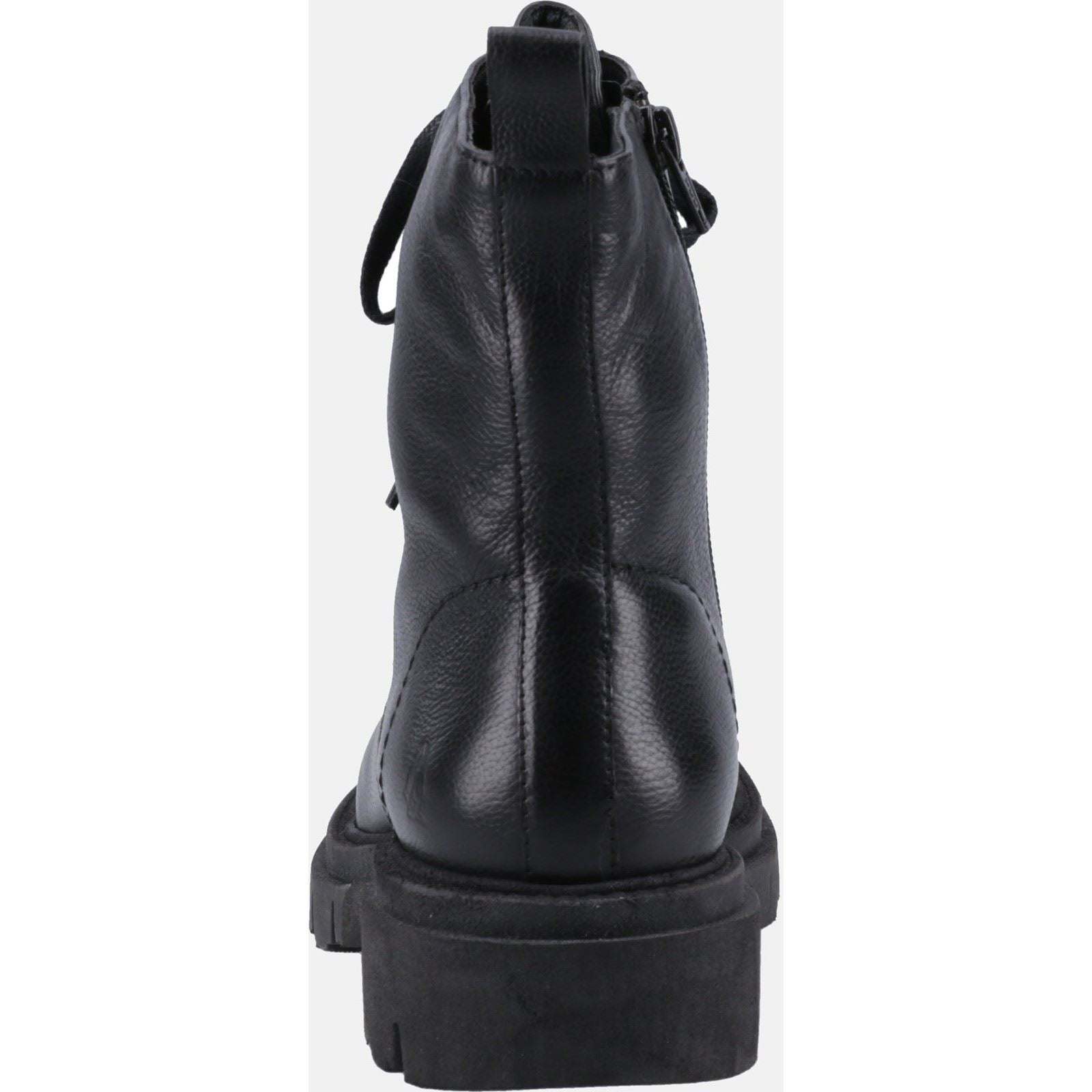 Hush Puppies Rhea Damenlederstiefel In Schwarz