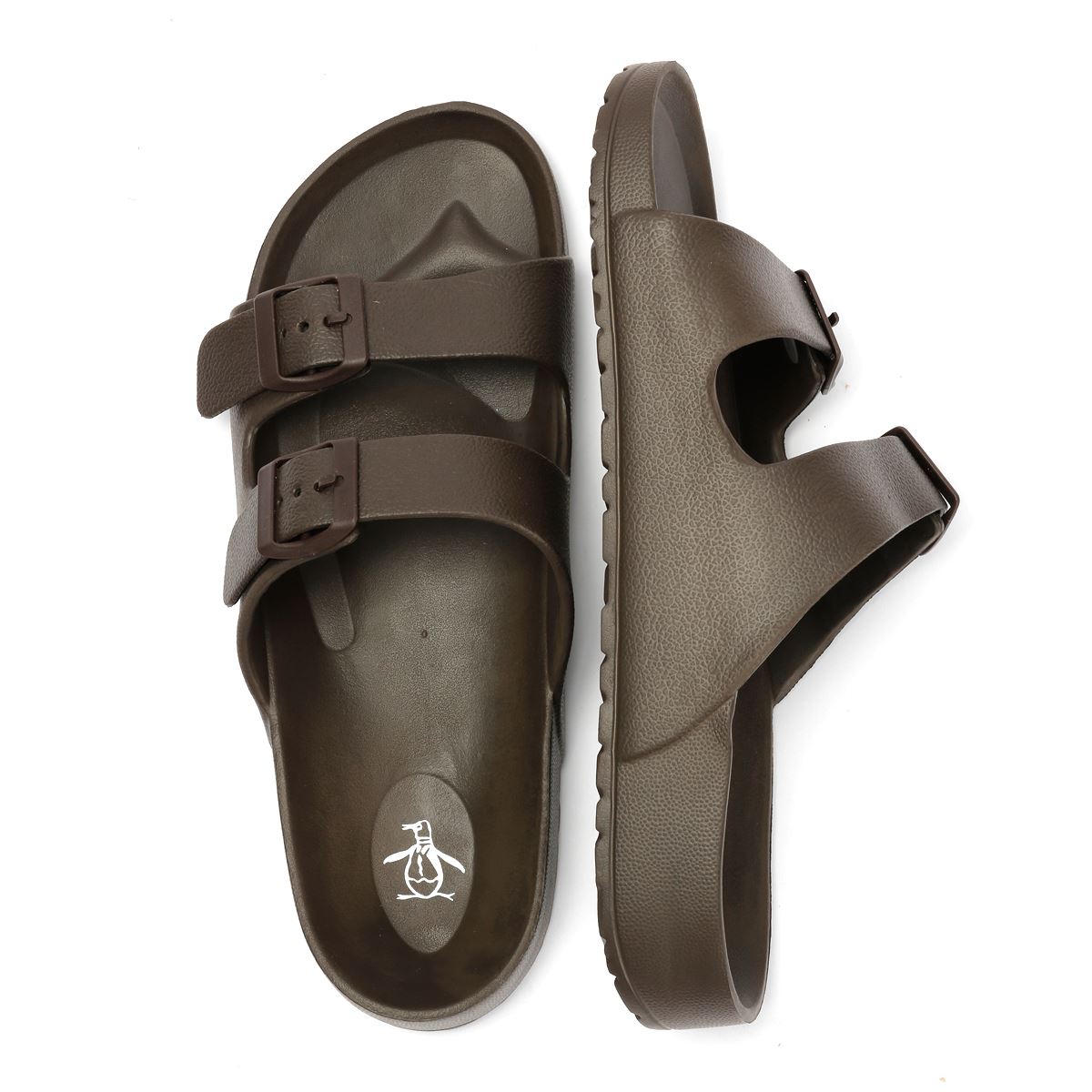 Penguin Eden Herren Braune Sandalen